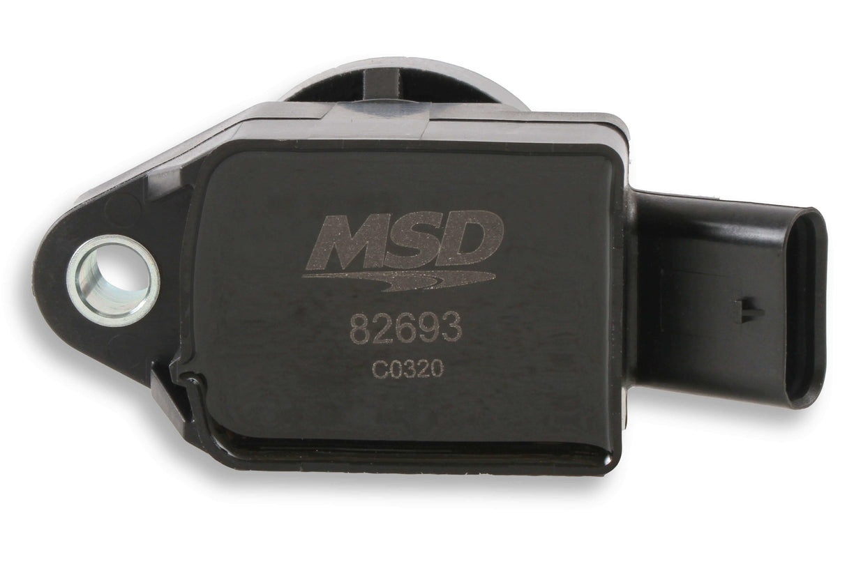 MSD ignition coil black red steel high performance FITS-15-20-HYUNDAI-KIA-1-6L-TURBO-BLACK-4PACK-826943