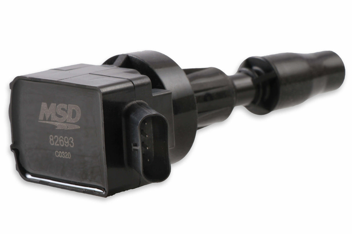 MSD ignition coil black red steel high performance FITS-15-20-HYUNDAI-KIA-1-6L-TURBO-BLACK-4PACK-826943