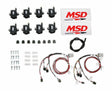 MSD ignition coil black red aluminum 82893