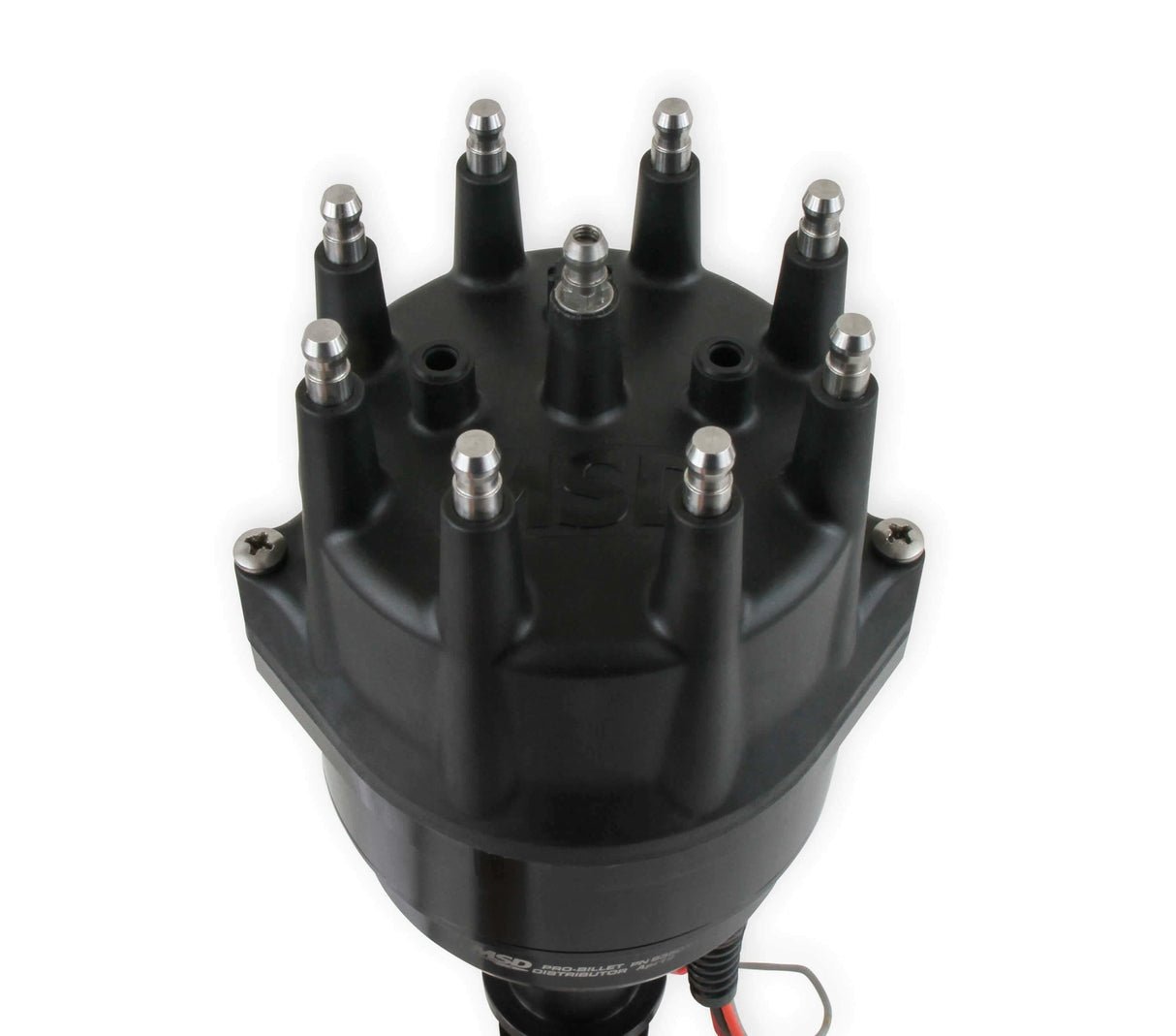 MSD ignition distributor black steel anodized 835071