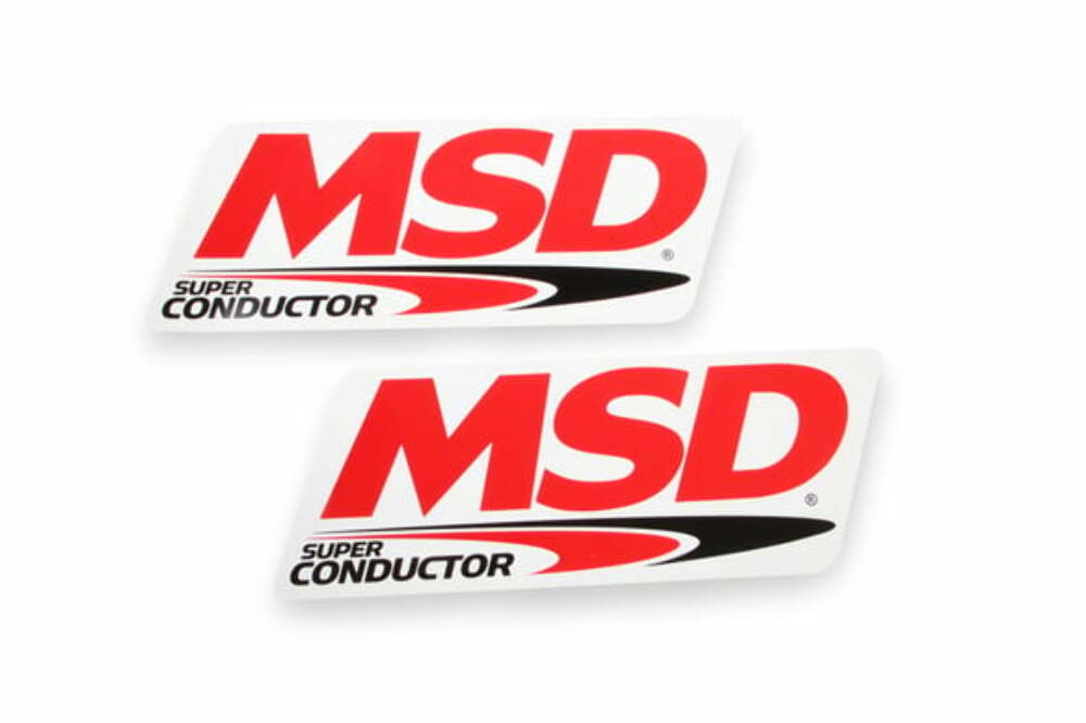 t MSD Spark Plug Wire Set 31229; Super Conductor 8.5mm Red 90¡ HEI (Male) MSD