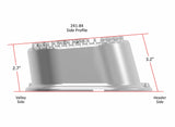 Hooker performance muffler polished polished-241-84