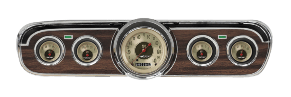 All American Nickel 1965-66 Mustang Package MU65AN00 for 1965-1966 Mustang dash gauge cluster