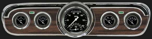 Hot Rod 1965-66 Mustang Package w/ Ultimate MU65HR35 for 1965-1966 Mustang dash gauge cluster