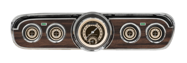 Nostalgia VT 1965-66 Mustang Package w/ Ultimate MU65NT35 for 1965-1966 Mustang dash gauge cluster