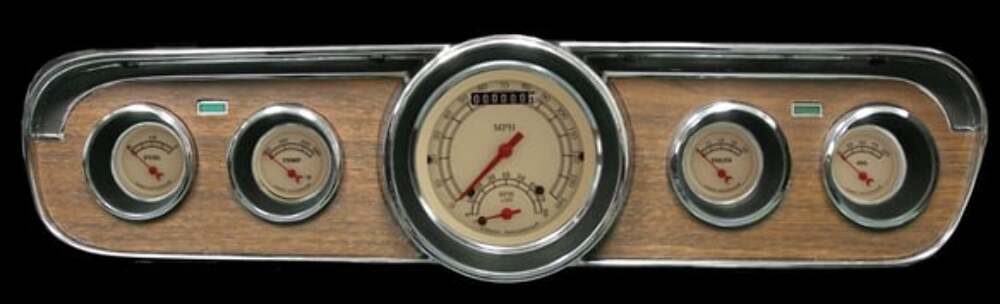 Vintage 1965-66 Mustang Package w/ Ultimate MU65VT35 for 1965-1966 Mustang dash gauge cluster