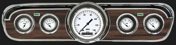 White Hot 1965-66 Mustang Package MU65WH00 for 1965-1966 Mustang dash gauge cluster