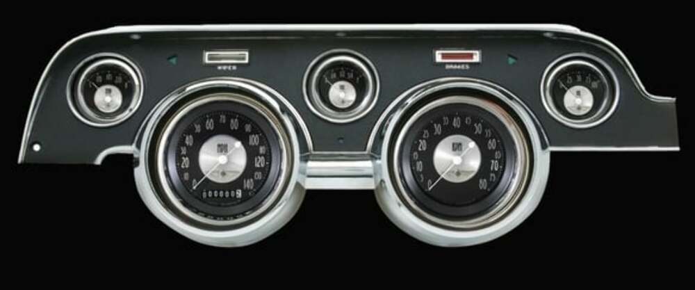 All American Tradition 1967-68 Mustang MU67AT for 1967-1968 Mustang black