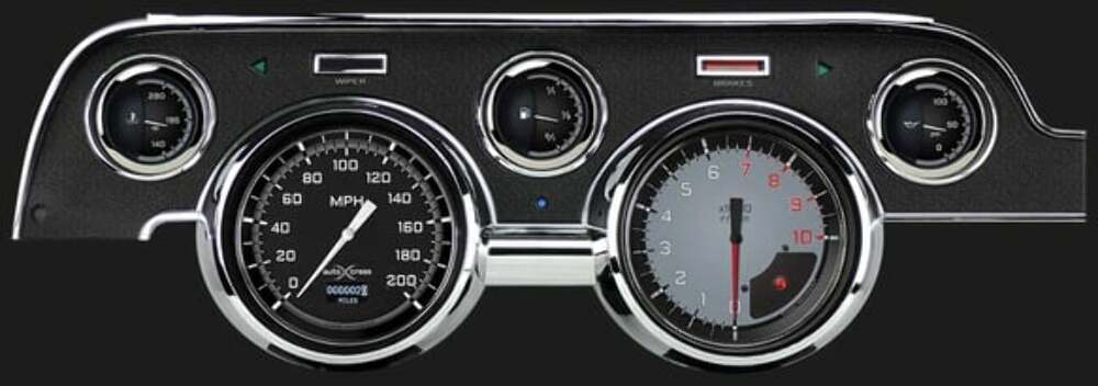 AutoCross Gray 1967-68 Mustang MU67DAXG