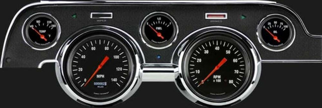 Hot Rod 1967-68 Mustang MU67DHR for 1967-1968 Mustang black