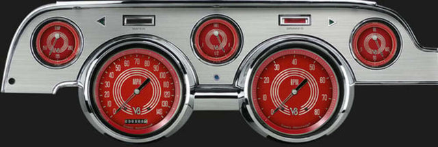 V8 Red Steelie 1967-68 Mustang MU67V8RSBA for 1967-1968 Mustang