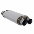 t Muffler - 3 Dual In/3 Dual Out - Straight Through Performance-72469 Flowmaster