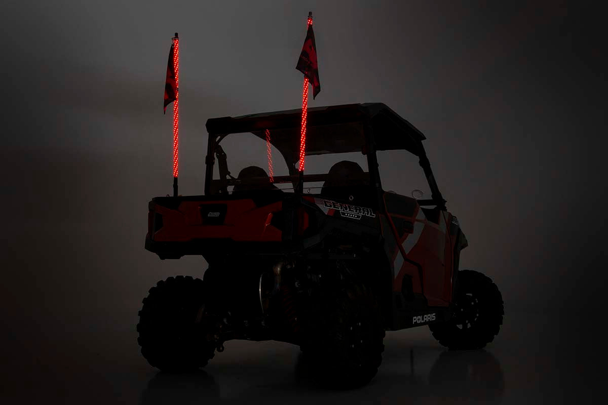 Multi-Color LED; Whip; 4' by Rough Country
