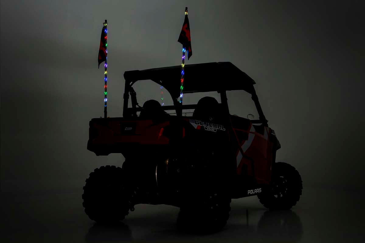 Multi-Color LED; Whip; 4' by Rough Country