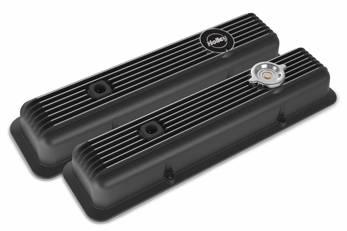 Hooker performance muffler black polished aluminum finish-241-135