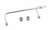 Mr. Gasket new fuel inlet kit dual feed 4 barrel Holley carburetor for Holley 4150 carburetors chrome steel 1552