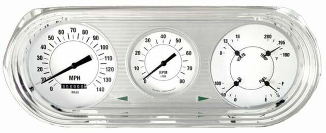 White Hot 1963-65 Nova Direct-fit Package NO63WH for 1963-1965 Nova dash gauge cluster