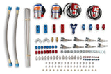 NOS pro race fogger soft plume nozzle professional kit 500 hp stainless steel blue red wet solenoid 04466NOS