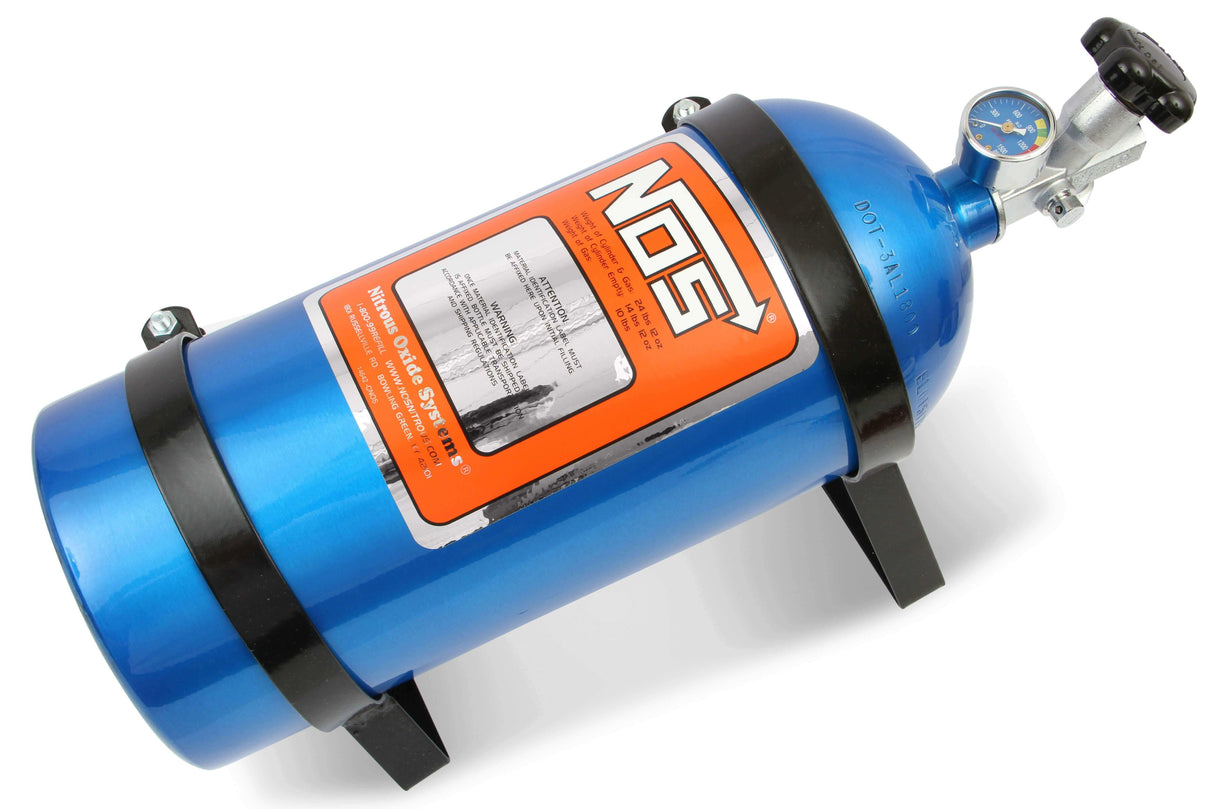 NOS nitrous system universal -4AN 10 lb stainless steel blue red wet 05131NOS