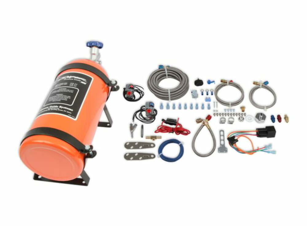NOS sniper multi-fit wet nitrous kit -4AN 10 lb stainless steel plate EFI 07006NOS