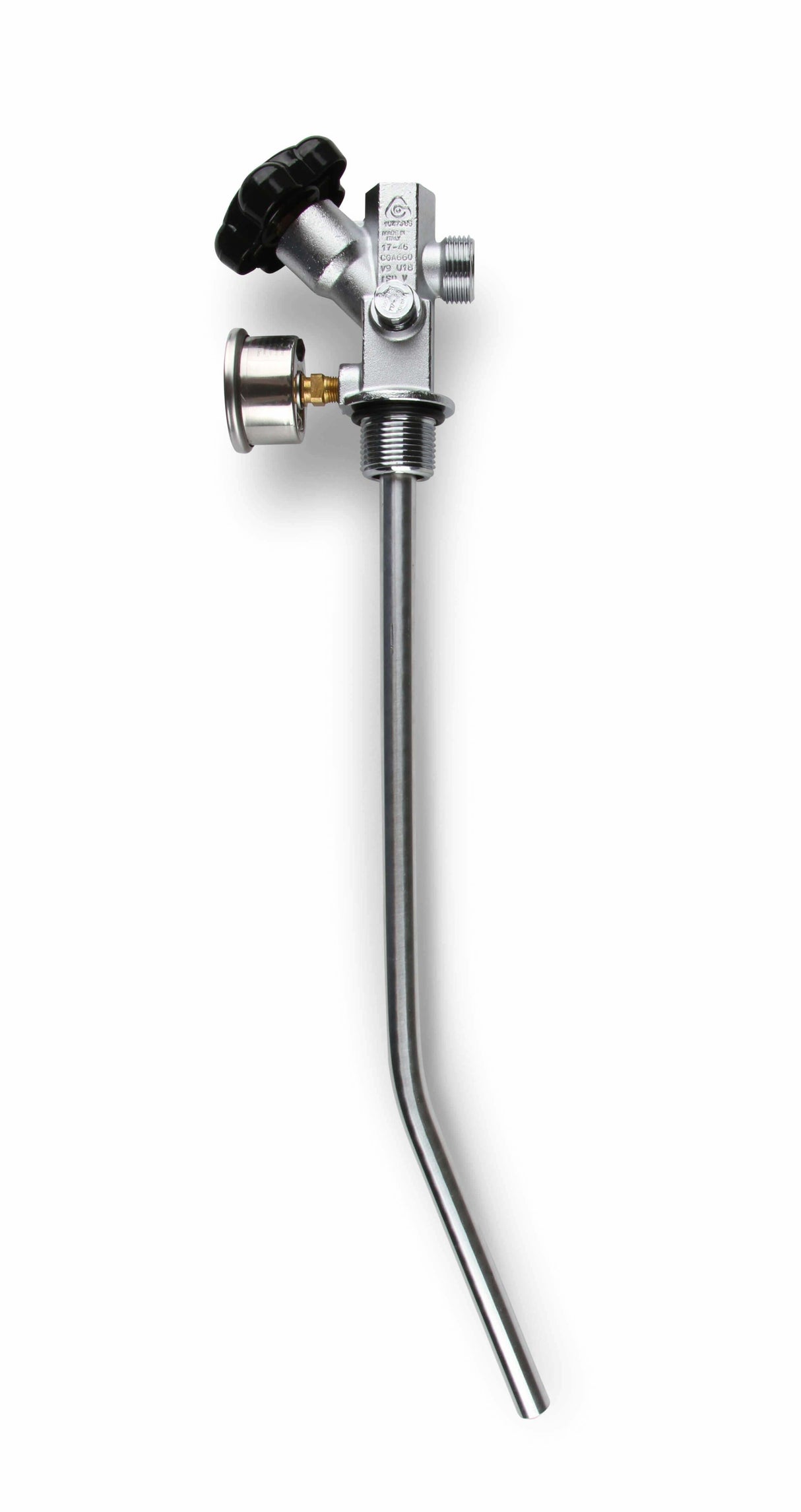 NOS 10 lb. bottlesuper hi-flow valveassembly w/siphontube andblackgauge 16137ABNOS 100 foot stainless steel blue 2493