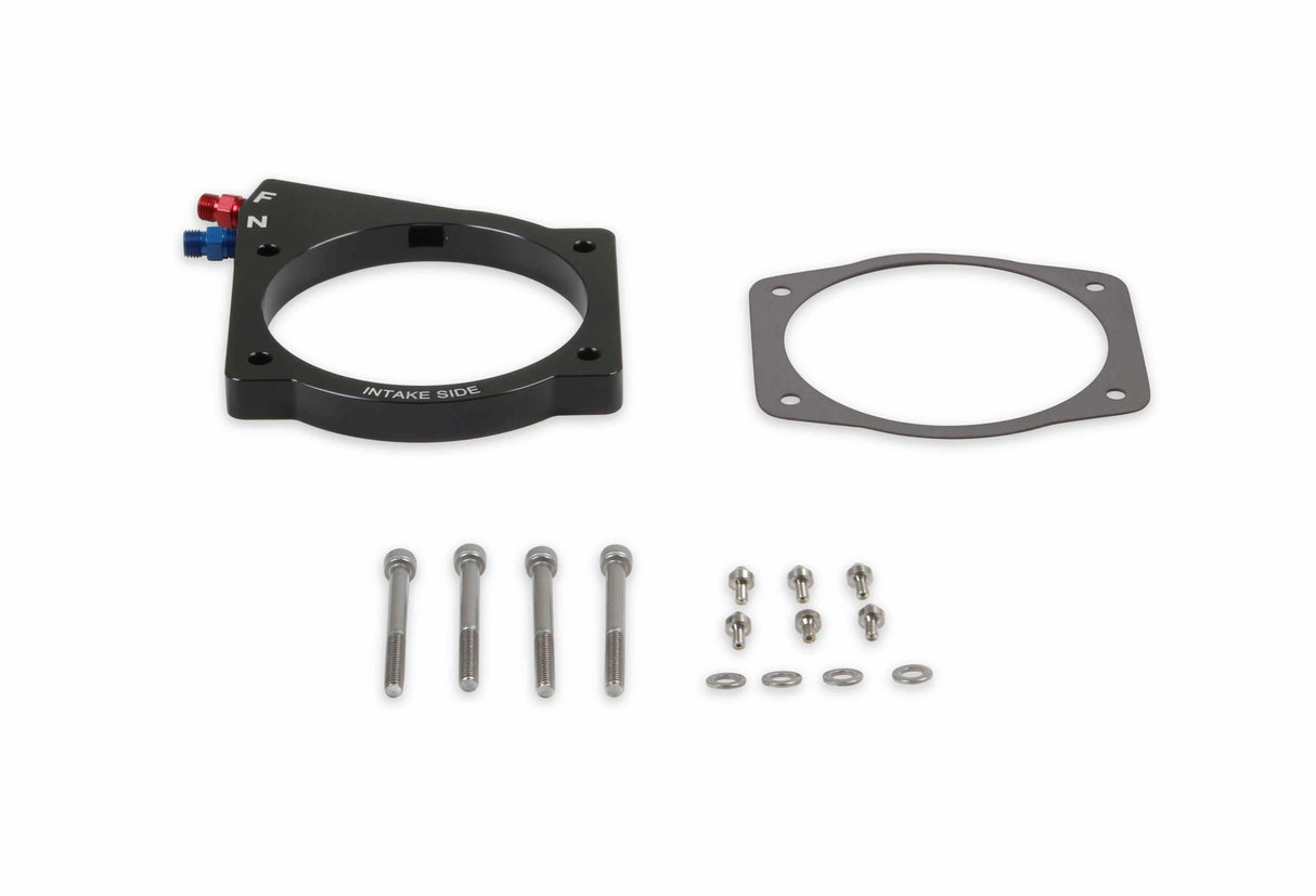 NOS nitrous wet plate kit conversion 102mm FAST or 105mm MSD intake black EFI 13437NOS