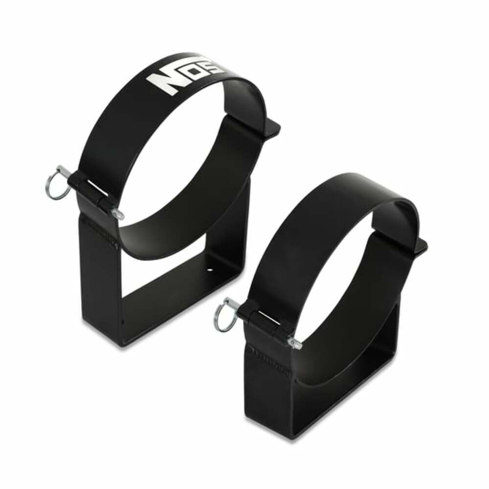 NOS quick release bottle brackets 10 lb black 14140NOS