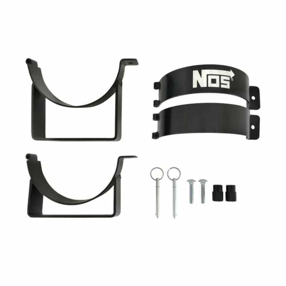 NOS quick release bottle brackets 10 lb black 14140NOS