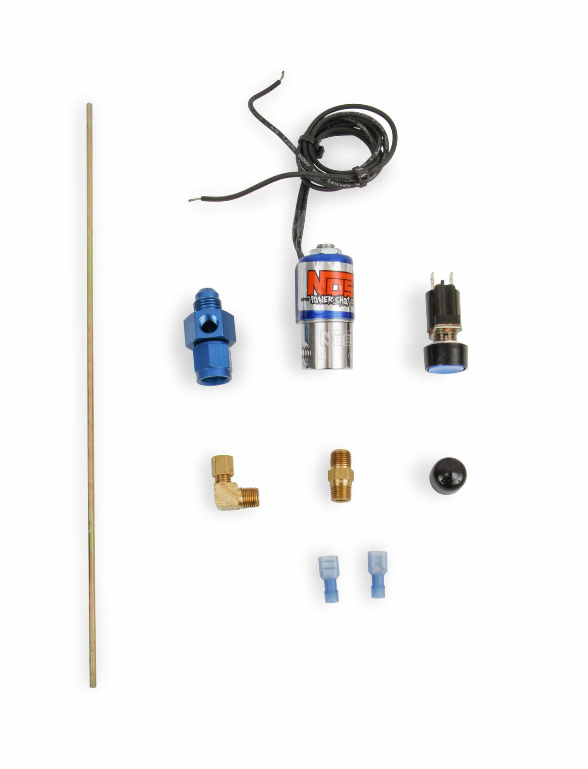 NOS nitrous bottle purge valve -6AN solenoid 16032NOS