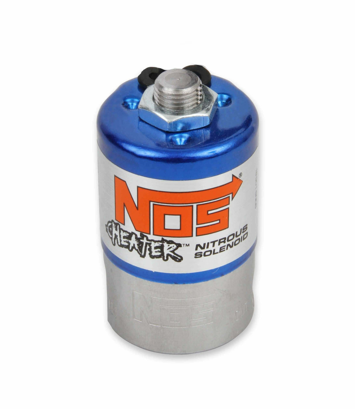 NOS 18000 cheater nitrous solenoid stainless steel blue purge