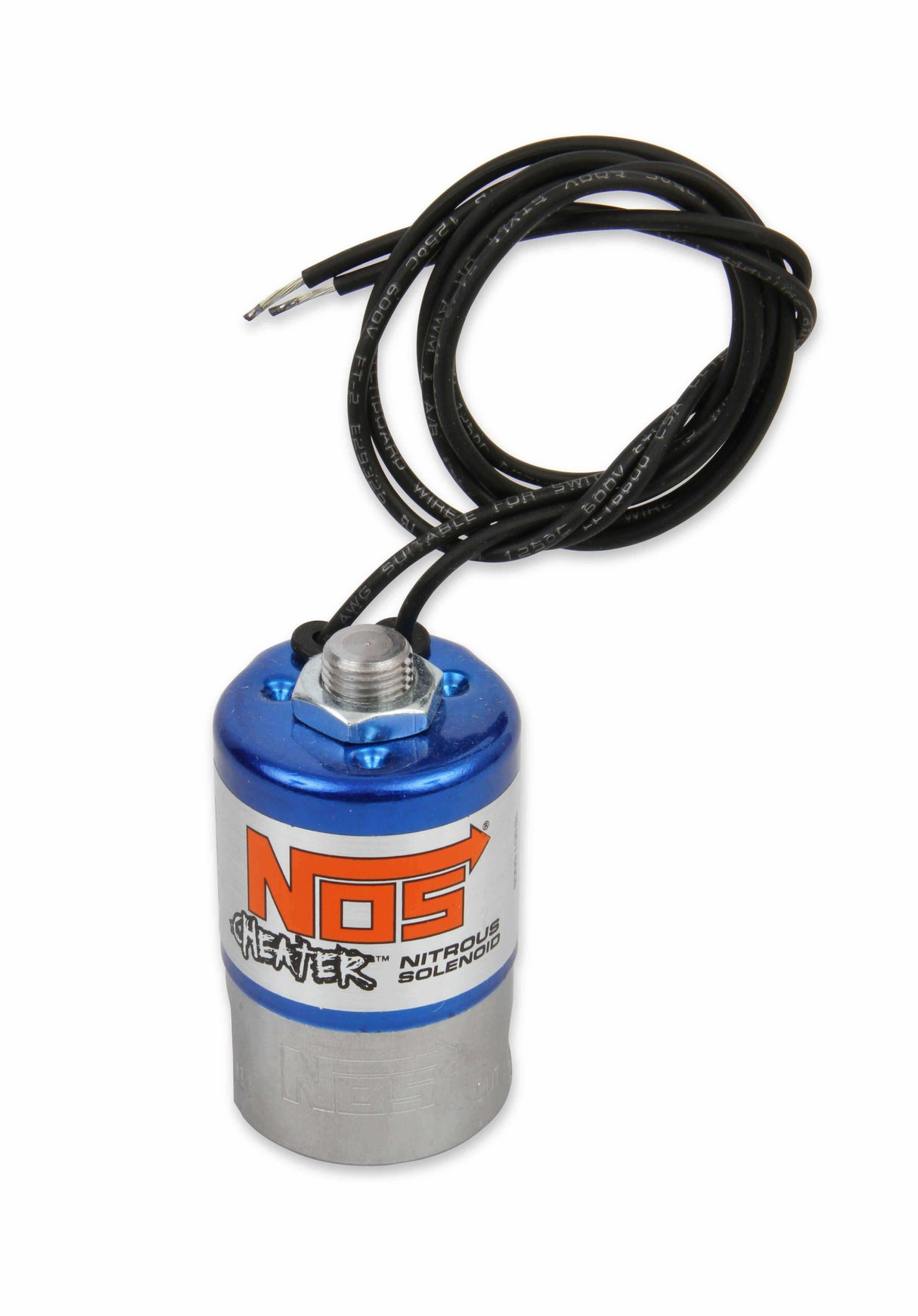 NOS 18000 cheater nitrous solenoid stainless steel blue purge