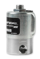 NOS sniper nitrous solenoid 250 max HP 1/4 NPT inlet 1/8 NPT outlet stainless steel black purge 18018NOS