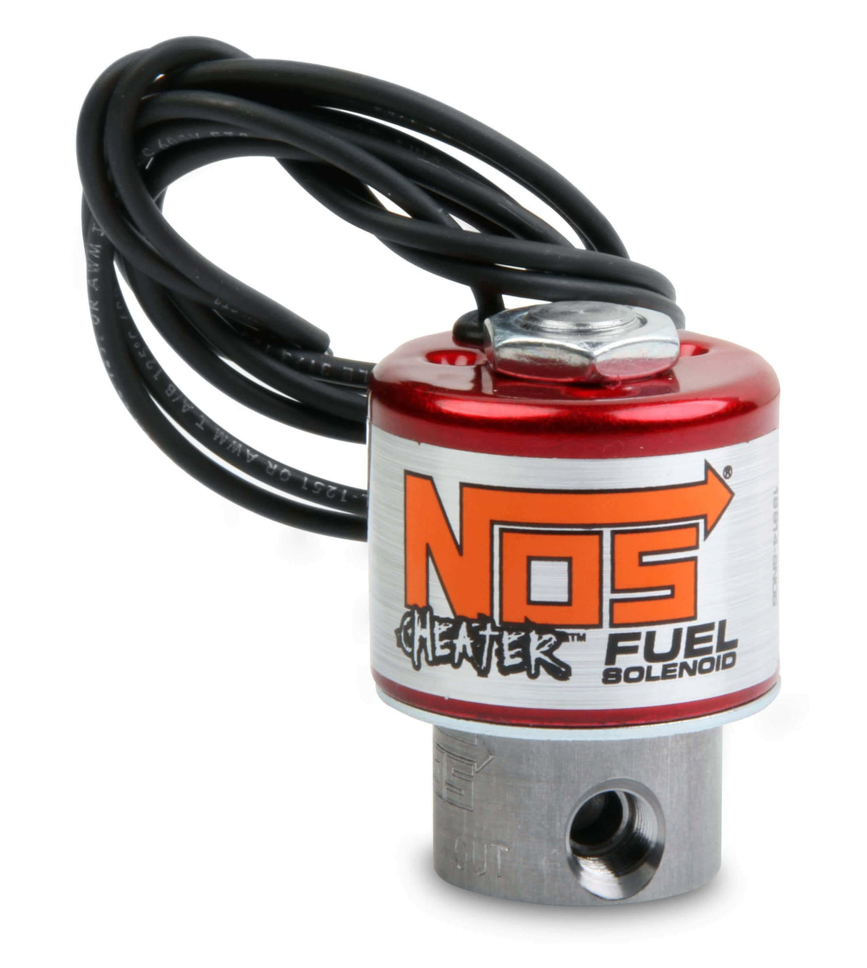 NOS cheater fuel solenoid stainless steel blue red purge 18050NOS