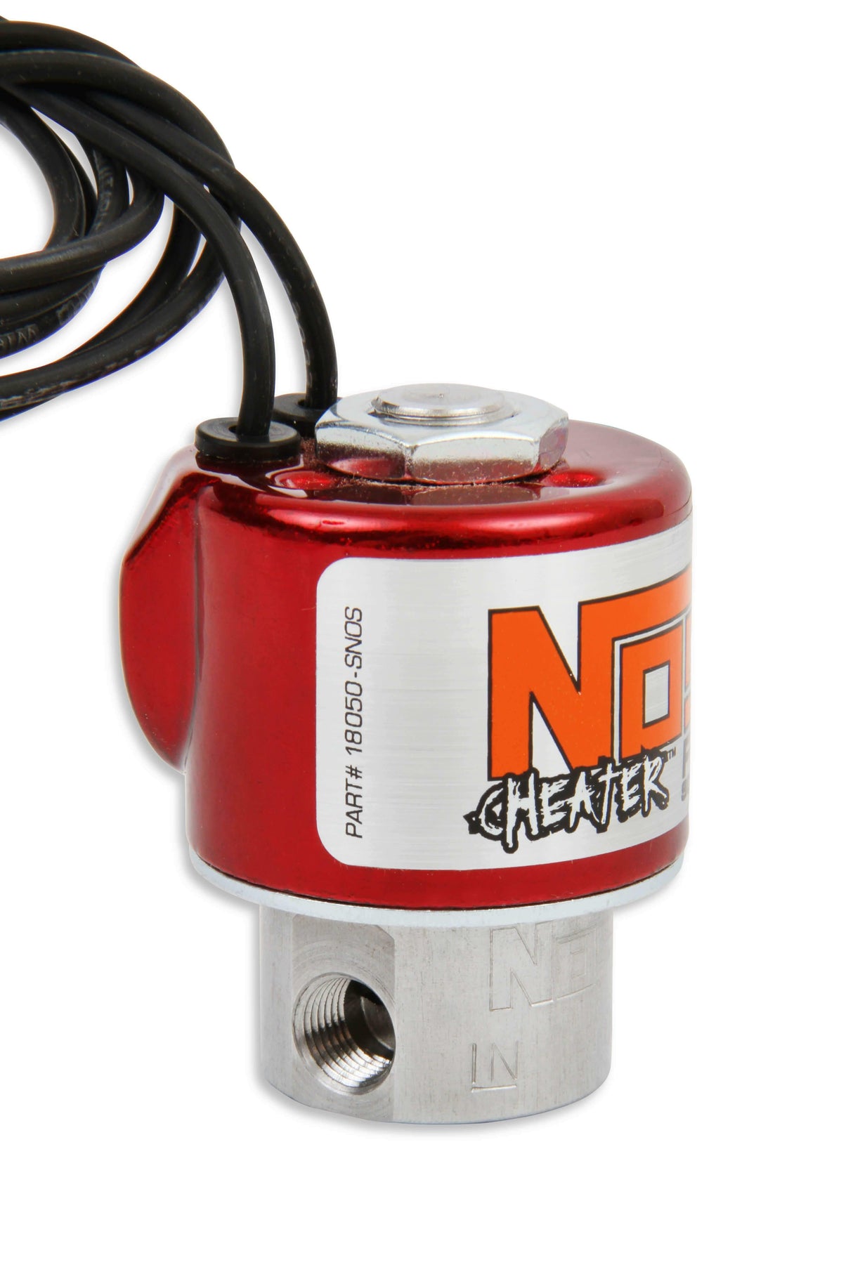 NOS cheater fuel solenoid stainless steel blue red purge 18050NOS