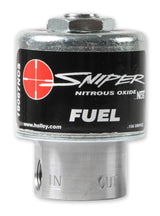 NOS sniper fuel solenoid 400 max HP 1/8 NPT inlet 1/8 NPT outlet stainless steel black purge 18087NOS