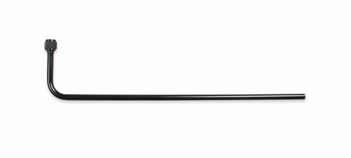 NOS 90 degree nitrous bottle blowdown tube - black -8AN blue 16161NOS