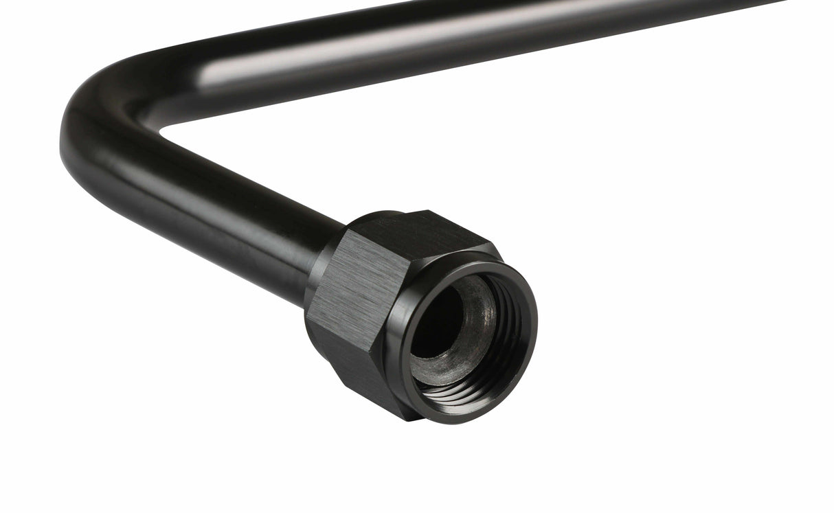 NOS 90 degree nitrous bottle blowdown tube - black -8AN blue 16161NOS