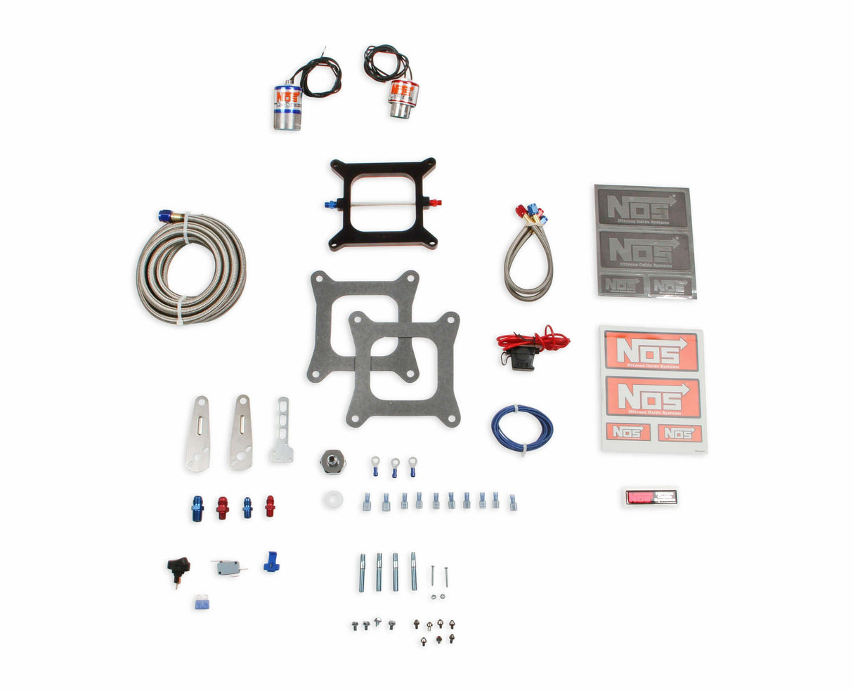 NOS big shot nitrous system Holley 4150 flange) -6AN 10 lb blue wet plate single stage 02101NOS