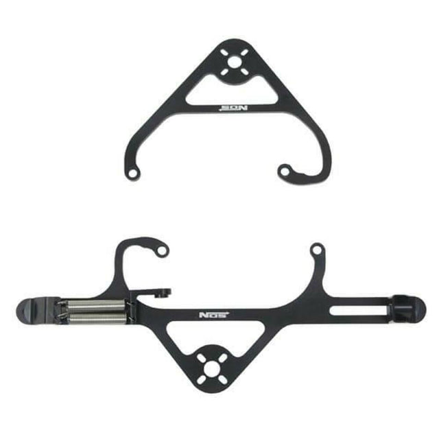 NOS billet solenoid bracket kit - 4150 and 4150HP black 16516NOS