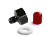 NOS black T7075 aluminum 6AN-660 bottle nut adapter -6AN 16226NOS