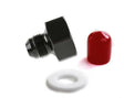 NOS black T7075 aluminum 8AN-660 bottle nut adapter -8AN 16233NOS