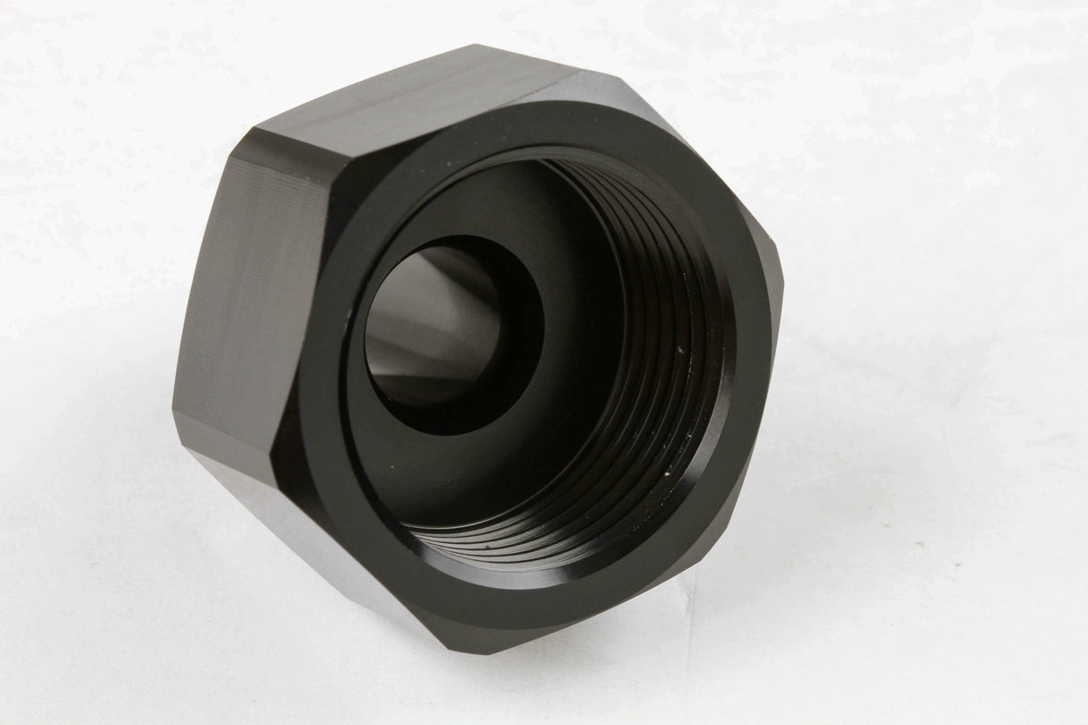NOS black T7075 aluminum 8AN-660 bottle nut adapter -8AN 16233NOS
