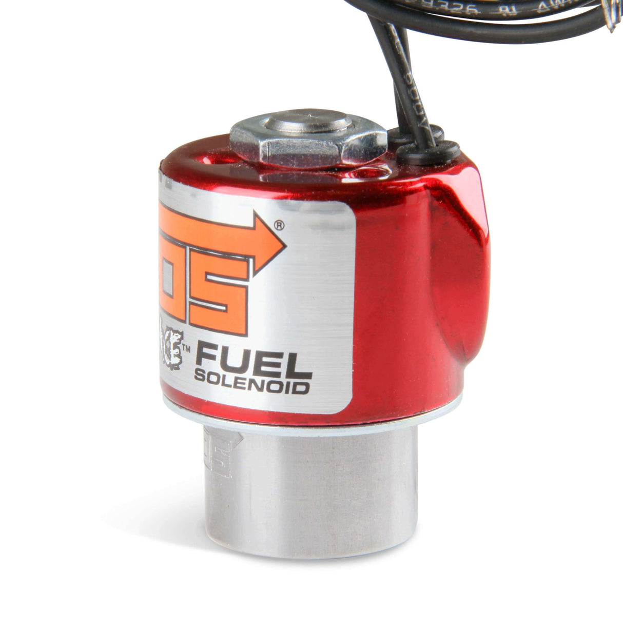 NOS fuel solenoid - red stainless steel black purge 18075NOS