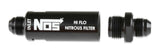 NOS in-line hi-flow nitrous filter, 8AN - black -8AN stainless steel solenoid 15559NOS
