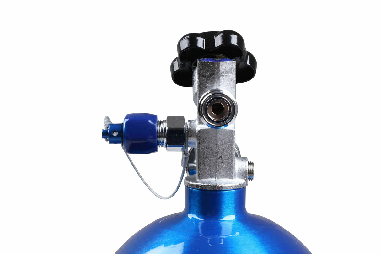 NOS nitrous bottle - 14750-ZR1NOS 15 lb blue