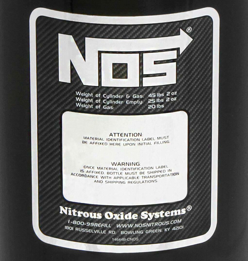 t NOS Nitrous Bottle - 14760BNOS NOS