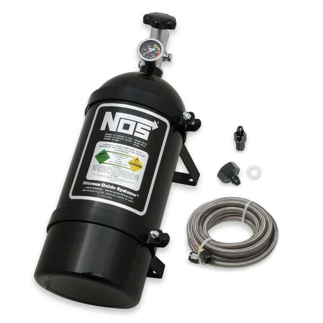 NOS nitrous bottle - 14761BNOS -6AN 16 foot 10 lb black 2493