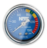 NOS nitrous bottle -6AN 16 foot 10 lb blue black 14761NOS
