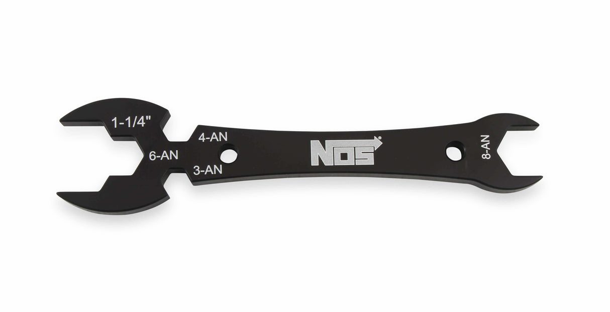 NOS nitrous bottle nut / AN combo wrench -3AN black 16132NOS