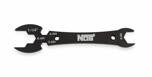 NOS nitrous bottle nut / AN combo wrench -3AN black 16132NOS